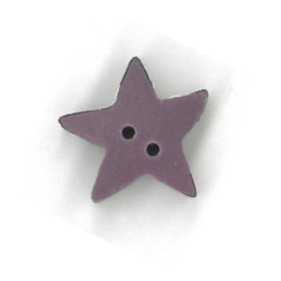 Medium Lilac Star Button by Just Another Button Company