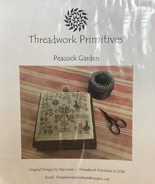 Peacock Garden by Threadwork Primitives