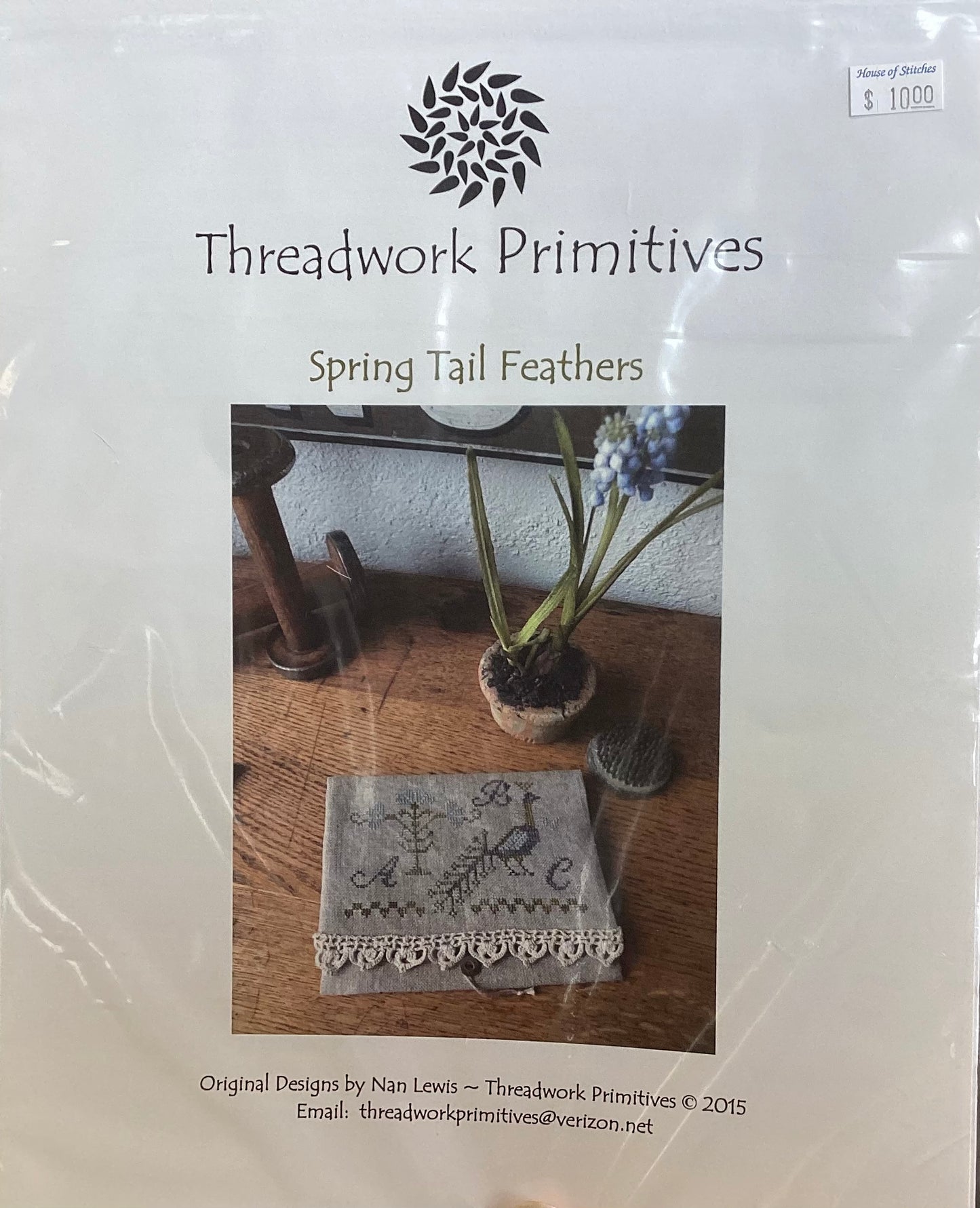Spring Tail Feathers by Threadwork Primitives