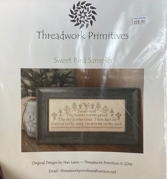 Sweet Bird Sampler by Threadwork Primitives