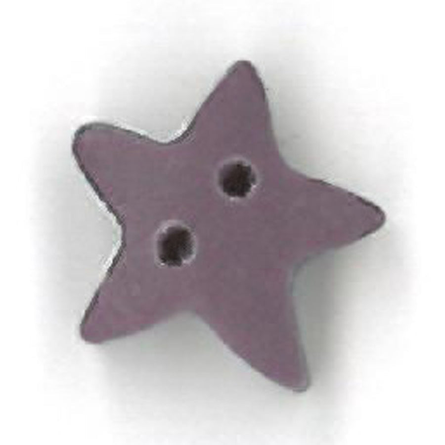 Small Lilac Star Button by Just Another Button Company