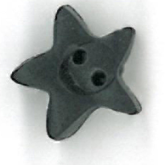 Small Black Star Button by Just Another Button Company