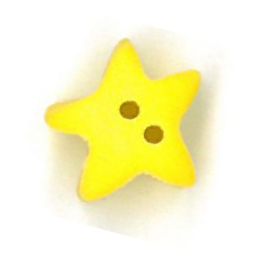 Small Lemon Star Button by Just Another Button Company