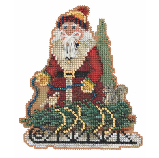 Timberline Santas 2022: Scotch Pine Santa Kit by Mill Hill