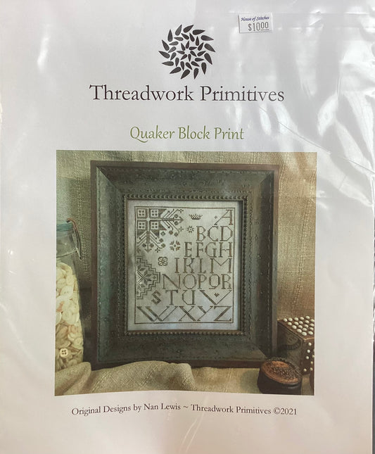 Quaker Block Print by ThreadWork Primitives