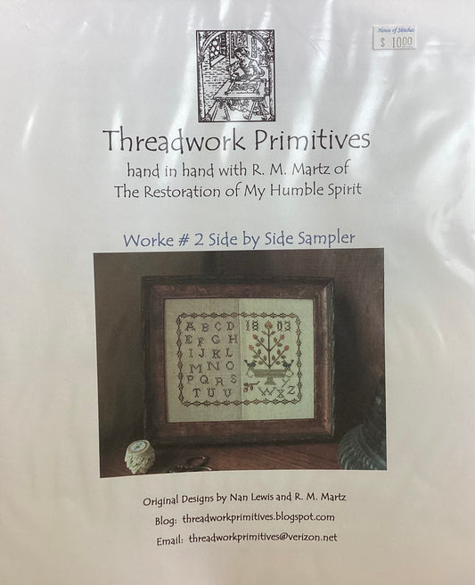 Worke #2 Side by Side Sampler by ThreadWork Primitives