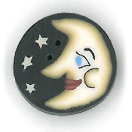 Small New Moon Button by Just Another Button Company