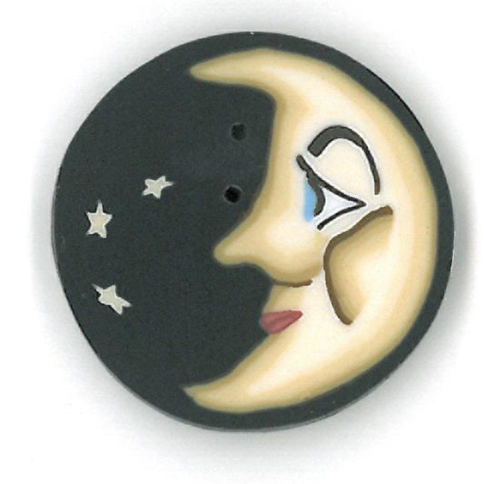 Large New Moon Button by Just Another Button Company