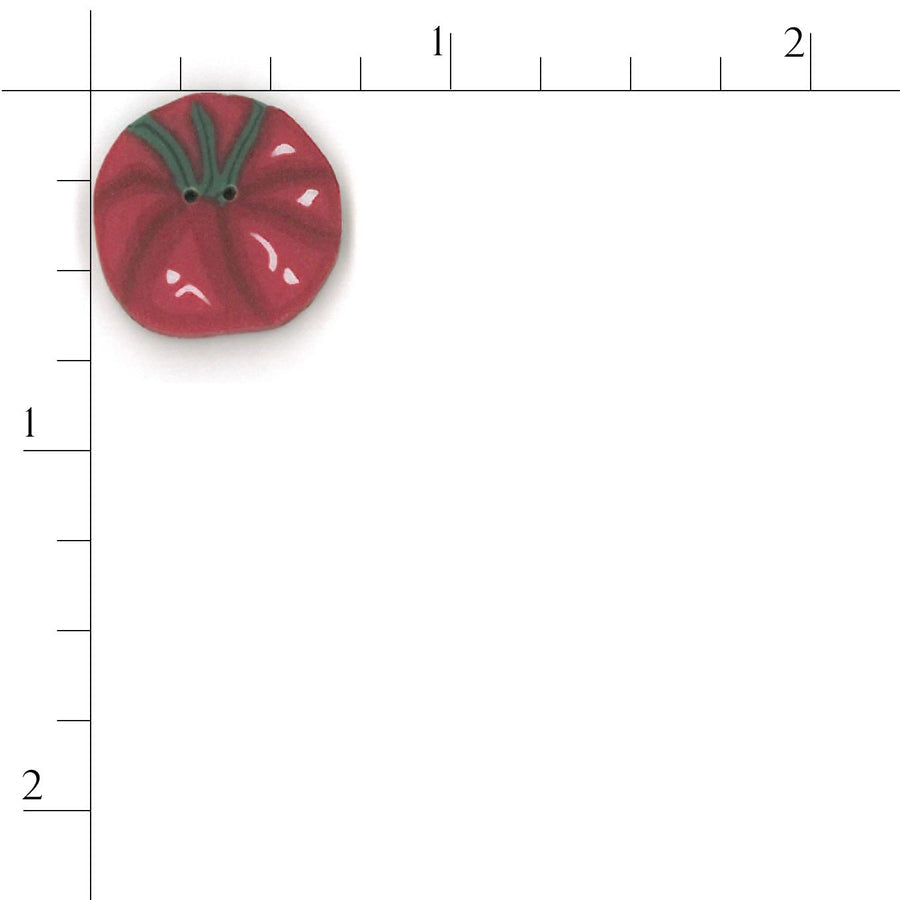 Tomato Button by Just Another Button Company