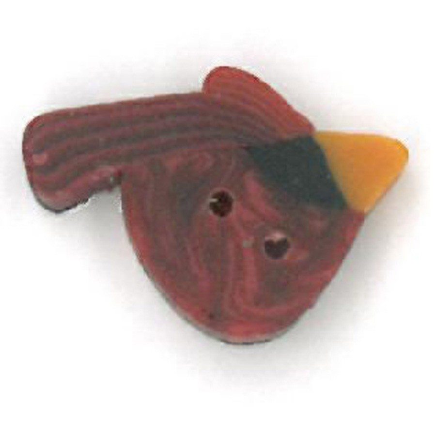 Tiny Mr.Cardinal Button by Just Another Button Company