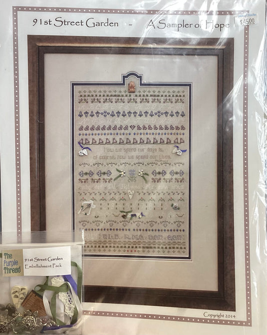 91st Street Garden- A Sampler of Hope by The Purple Thread
