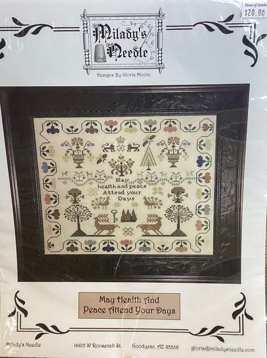 May Health And Peace Attend Your Days by Milady’s Needle