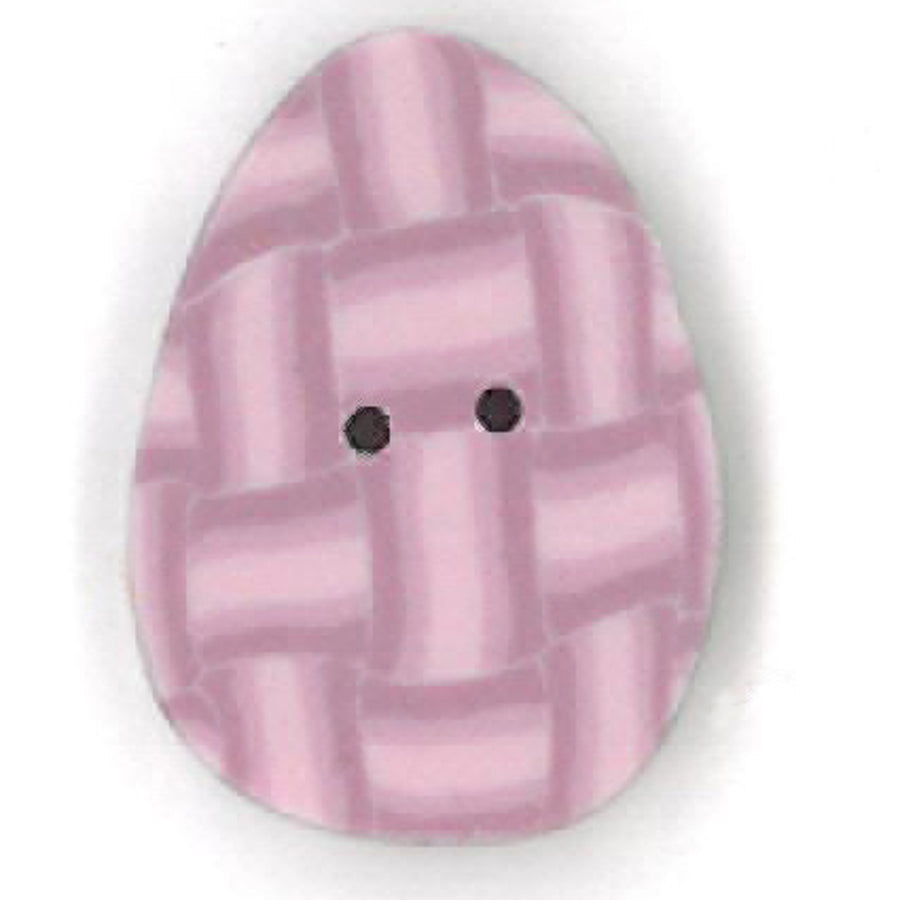 Small Lavender Egg Button by Just Another Button Company