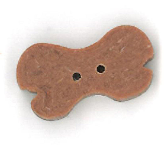 Dog Biscuit Button by Just Another Button Company
