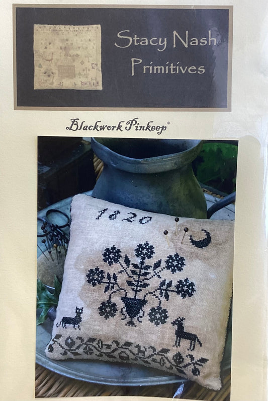 Blackwork Pinkeep by Stacy Nash Primitives
