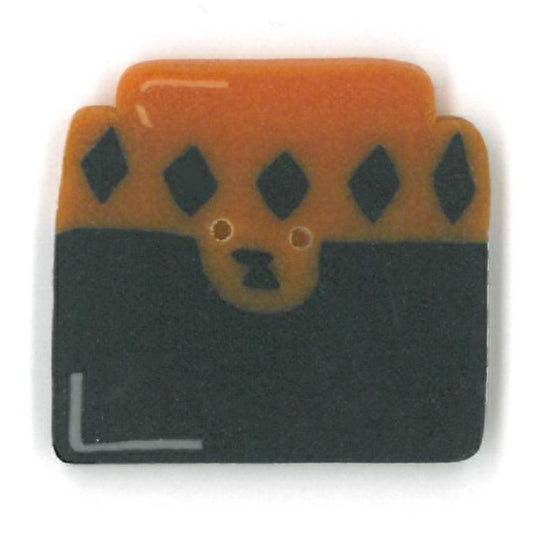Black Magi Gift Button by Just Another Button Company