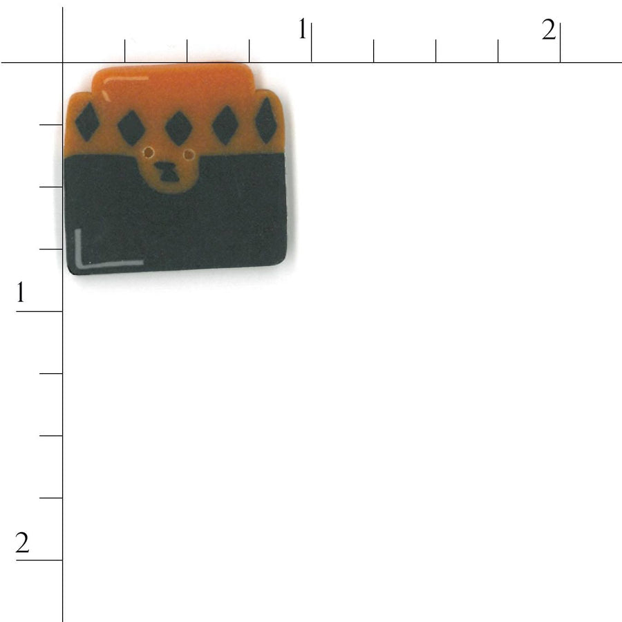 Black Magi Gift Button by Just Another Button Company