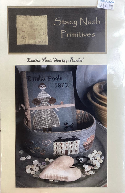 Emilia Poole Sewing Basket by Stacy Nash Primitives