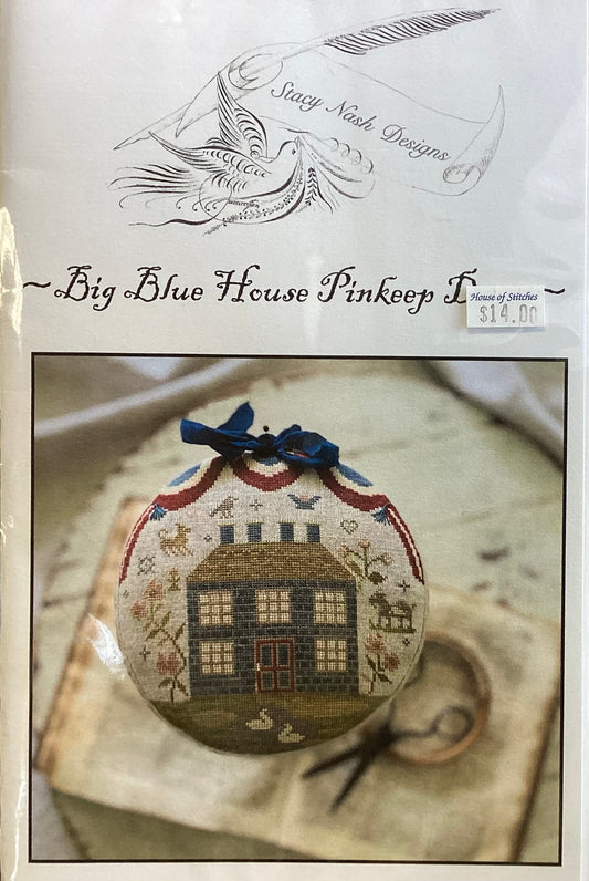 Big Blue House Pinkeep Drum by Stacy Nash Designs