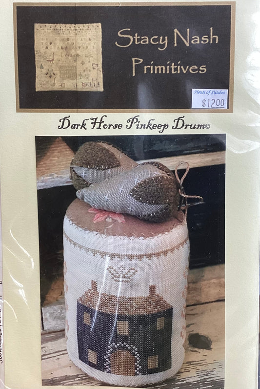 Dark Horse Pinkeep Drum by Stacy Nash Primitives