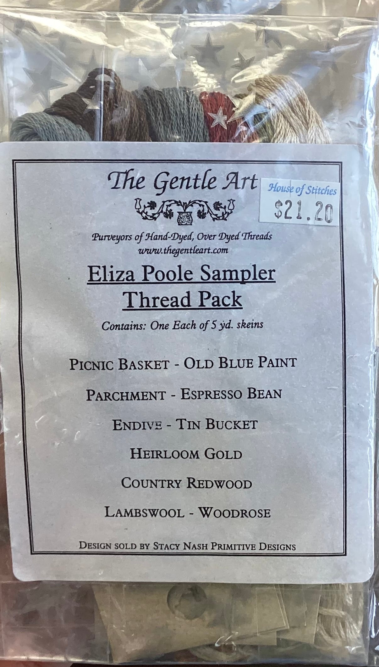 Eliza Poole Sampler Thread Pack by Stacy Nash Primitives