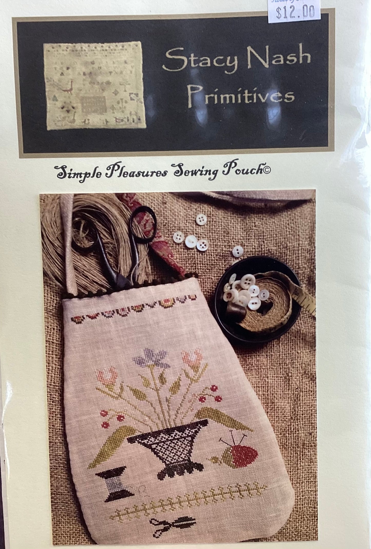 Simple Pleasures Sewing Pouch by Stacy Nash Primitives