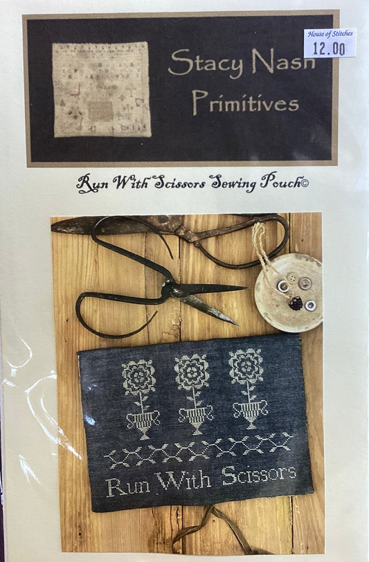 Run With Scissors Sewing Pouch by Stacy Nash Primitives