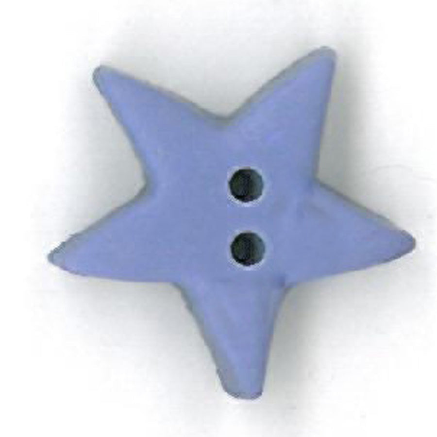 Medium Periwinkle Star Button by Just Another Button Company