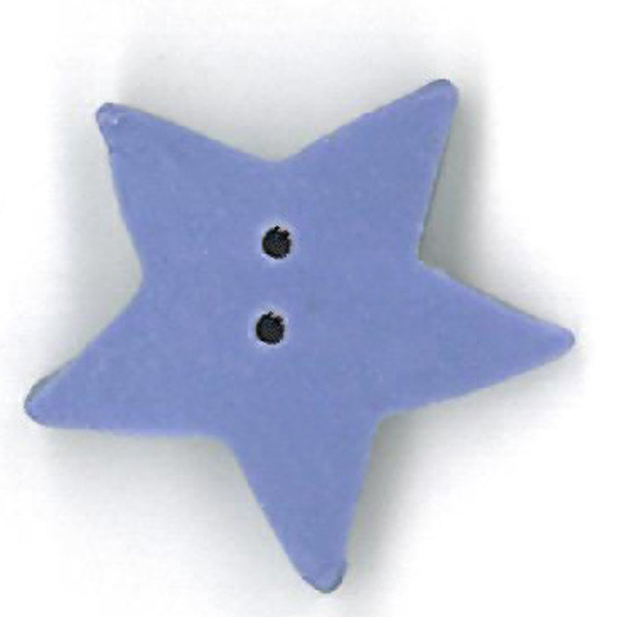 Large Periwinkle Star Button by Just Another Button Company