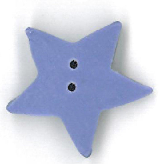 Large Periwinkle Star Button by Just Another Button Company