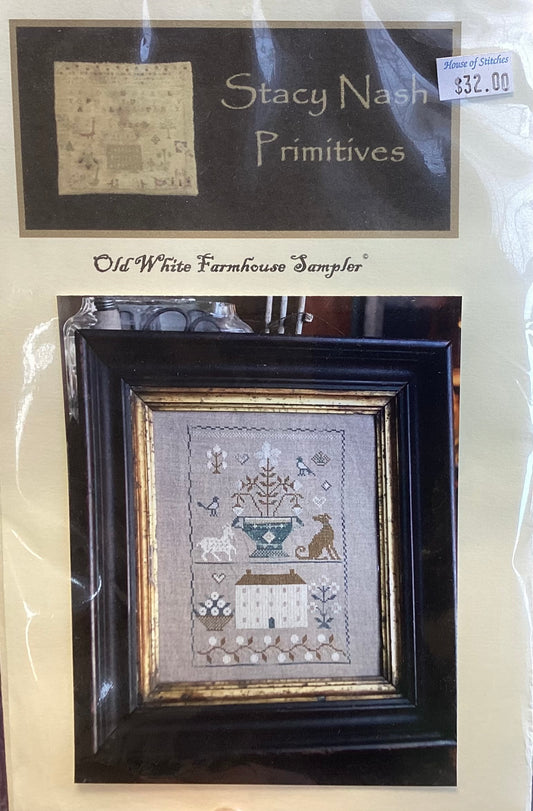 Old White Farmhouse Sampler by Stacy Nash Primitives