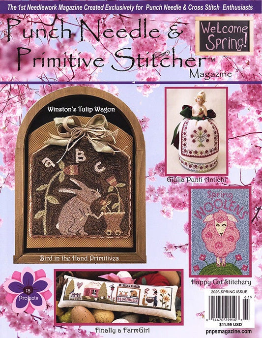 Punch Needle & Primitive Stitcher Magazine: Spring 2026