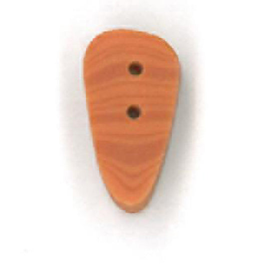 Wee Carrot Nose Button by Just Another Button Company