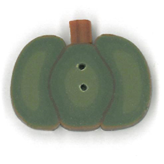 Small Green Pumpkin Button by Just Another Button Company