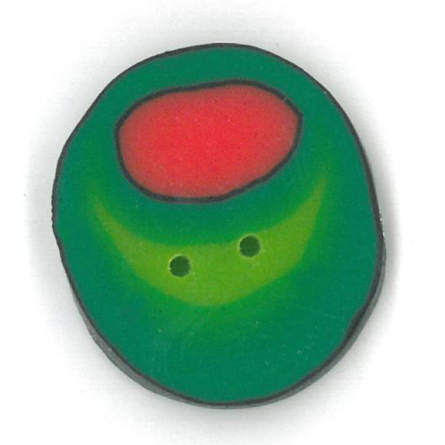 Large Juicy Olive Button by Just Another Button Company