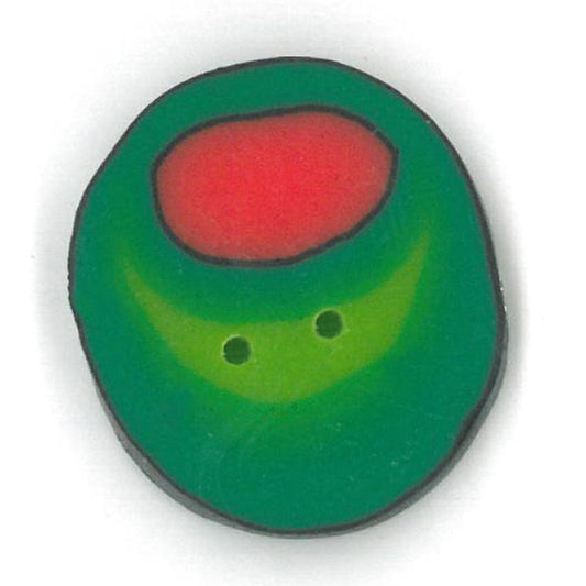 Large Juicy Olive Button by Just Another Button Company
