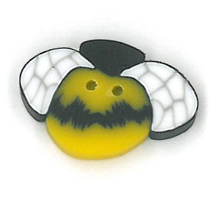 Tiny Bee Button by Just Another Button Company