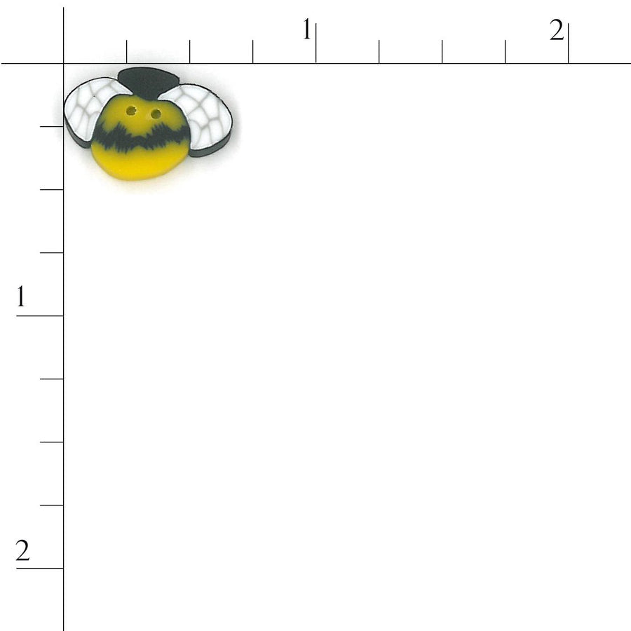 Tiny Bee Button by Just Another Button Company