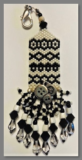 Buttons and Black Lace Kit by Fern Ridge Collections