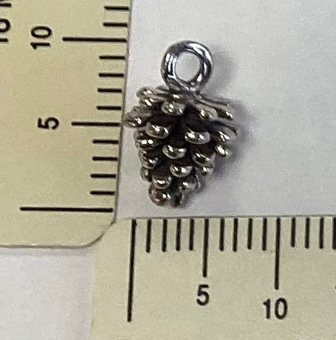 Pinecone and Crystal Clear Paillettes by The Sweetheart Tree