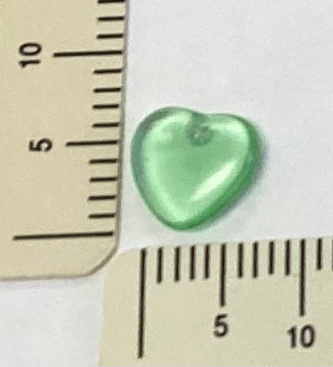 Peridot Cabochon Heart Charm by The Sweetheart Tree