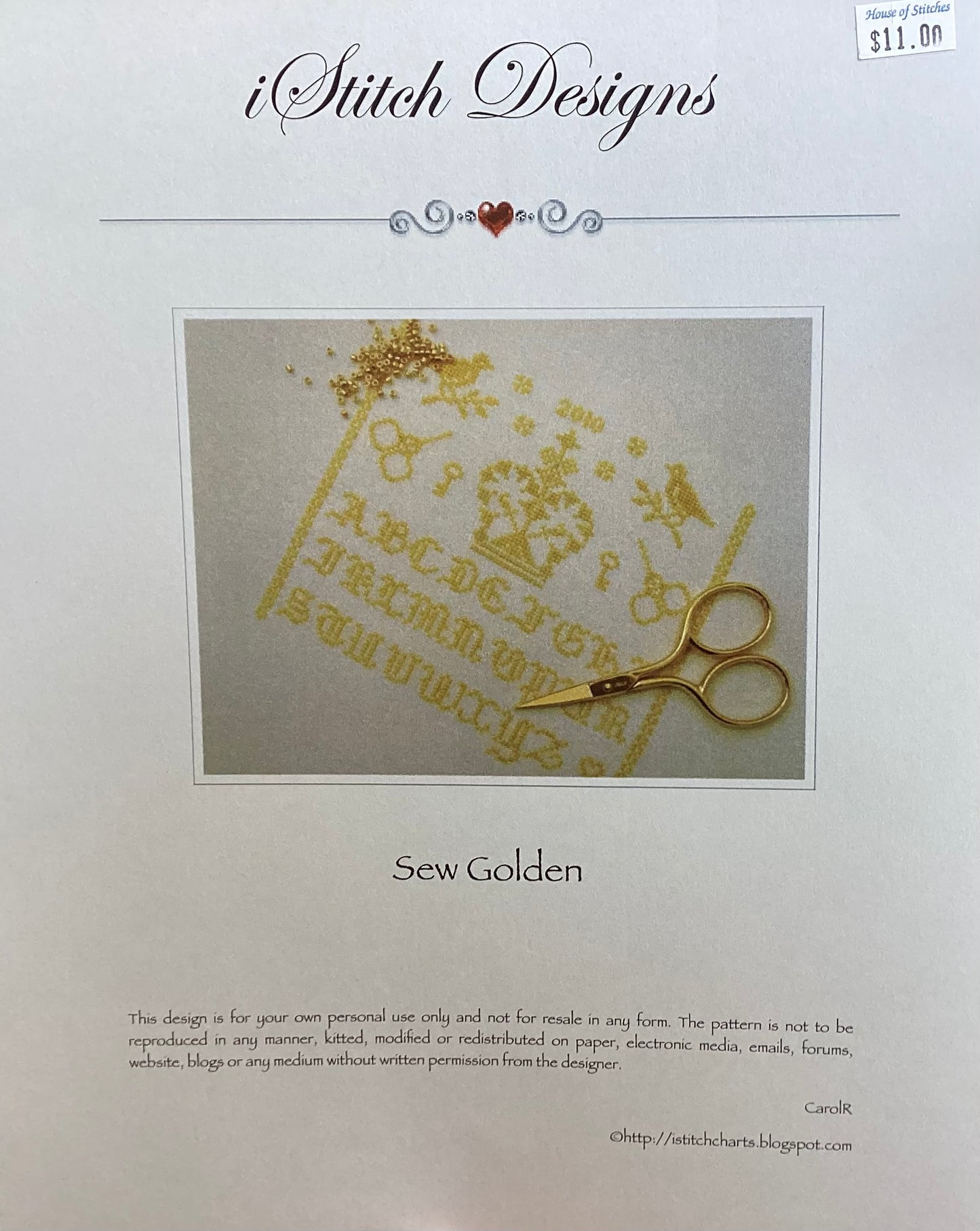 Sew Golden by i Stitch Designs