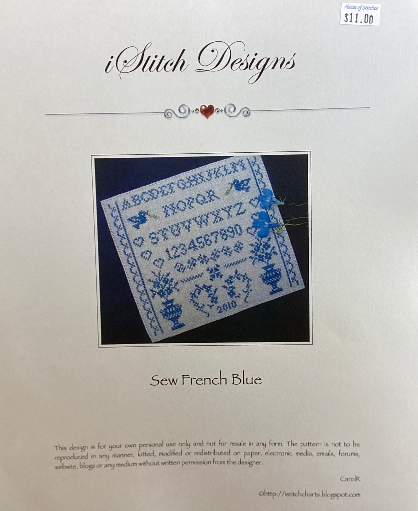 Sew French Blue by i Stitch Designs