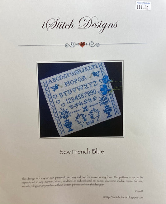 Sew French Blue by i Stitch Designs