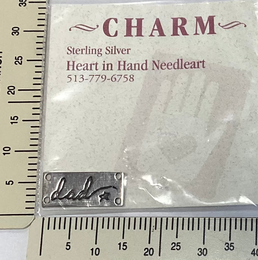 Dad Charm by Heart in Hand Needleart