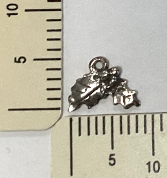 Holly Leaf Charm by Charland Designs