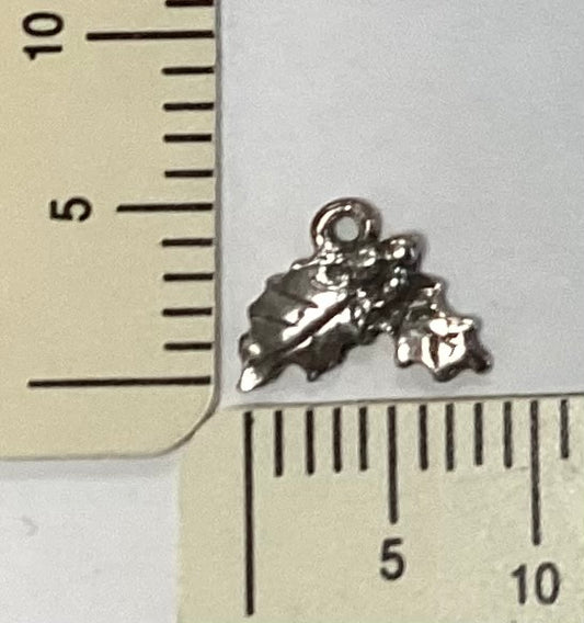 Holly Leaf Charm by Charland Designs