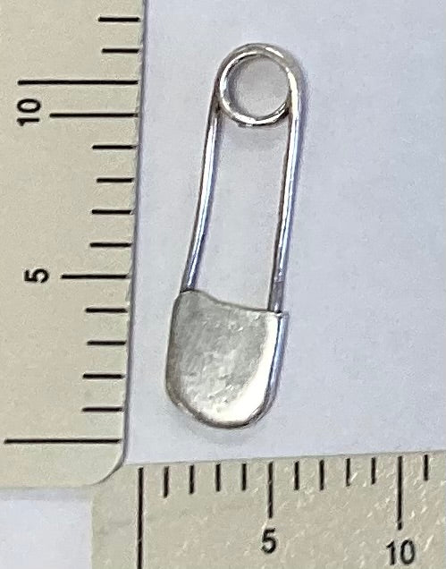 Safety Pin Charm by The Trilogy