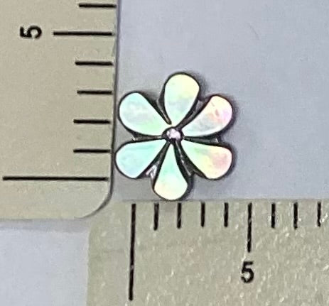 Pearlescent Flower Button by Renaissance Buttons