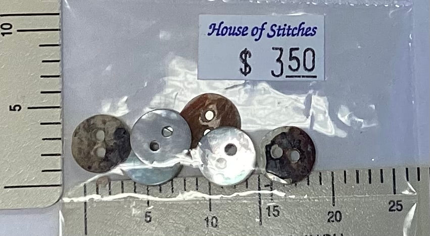 Iridescent Button by Homespun Elegance